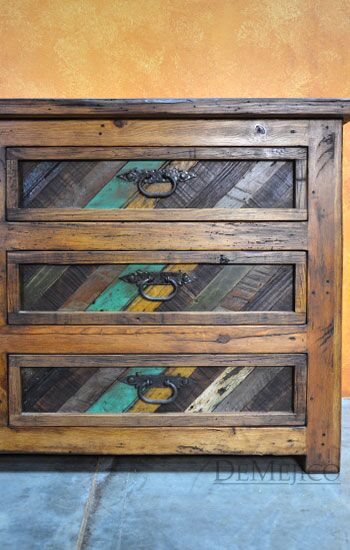 Colorado Old Wood Dresser, Southwest Dresser