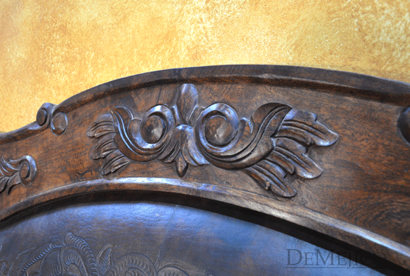 tooled leather bed