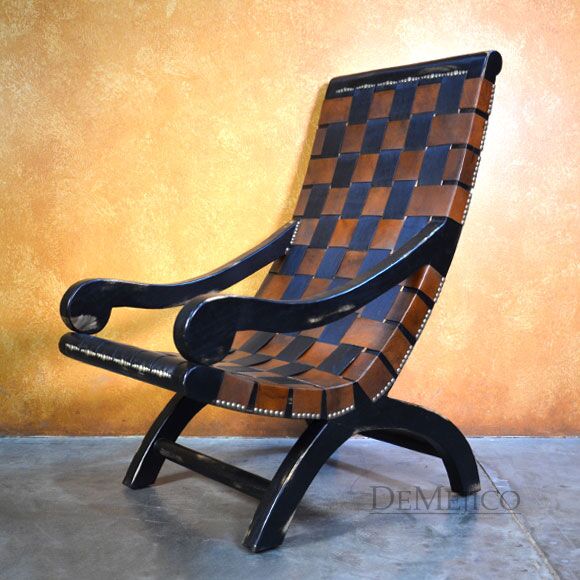 Silla San Blas, Spanish Chairs, Leather Lounge Chair