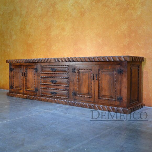 Spanish mesquite buffet table