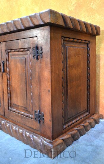 Spanish mesquite buffet table