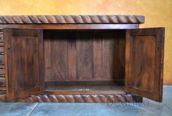 Spanish mesquite buffet table