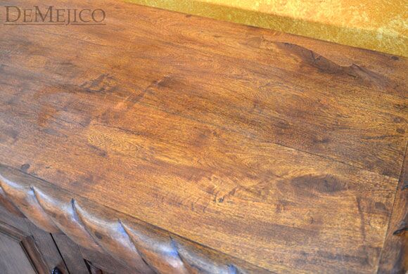 Spanish mesquite buffet table