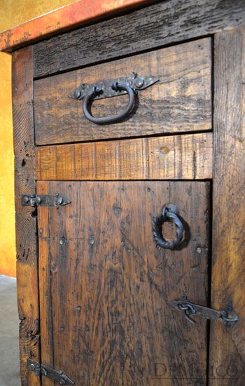 Rustic Copper Vanity, Original Spanish Vanity, Rustic Vanity