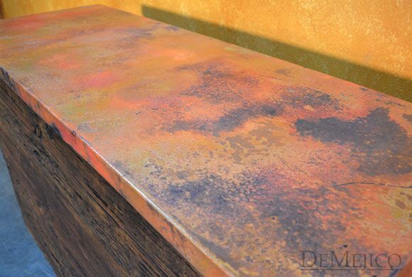 Rustic Copper Vanity, Original Spanish Vanity, Rustic Vanity