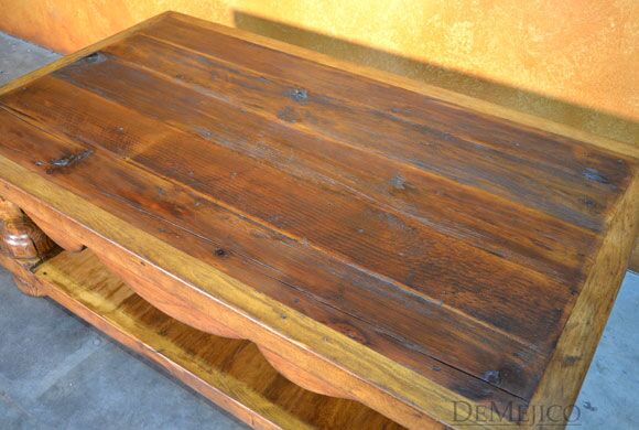 Mezcal Coffee Table, Old Wood Coffee Table