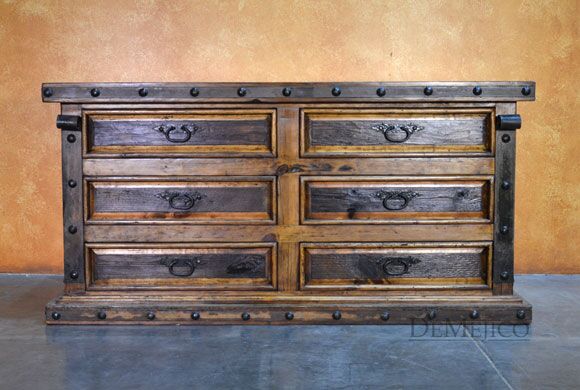 Troje Dresser, Old World Spanish Design, Old World Dresser