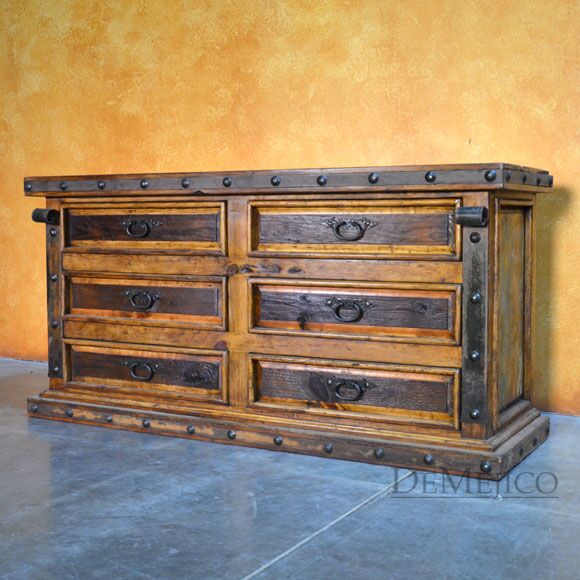 Troje Dresser, Old World Spanish Design, Old World Dresser