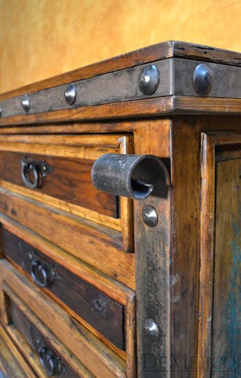 Troje Dresser, Old World Spanish Design, Old World Dresser