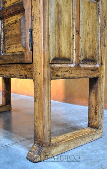 Hacienda Panel Armoire, Rustic Armoire, Tall Armoire, Rustic Modern Armoire