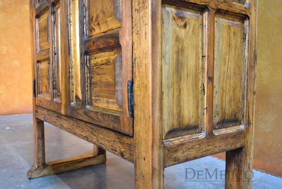 Hacienda Panel Armoire, Rustic Armoire, Tall Armoire, Rustic Modern Armoire