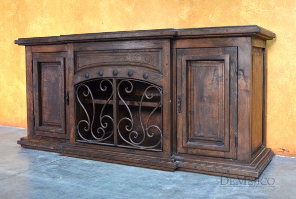 Old World Iron Buffet, Old World Buffet, Spanish Buffet, Spanish Dining Room