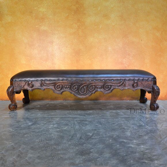 Backless Banca Conquista Sofa, Spanish Colonial Bench