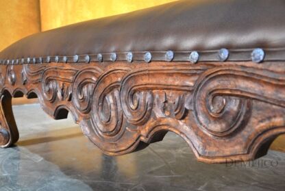 Backless Banca Conquista Sofa, Spanish Colonial Bench