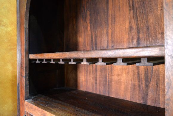 Old World Wine Cabinet, Rustic Wine Cabinet, Spanish Wine Storage Cabinet