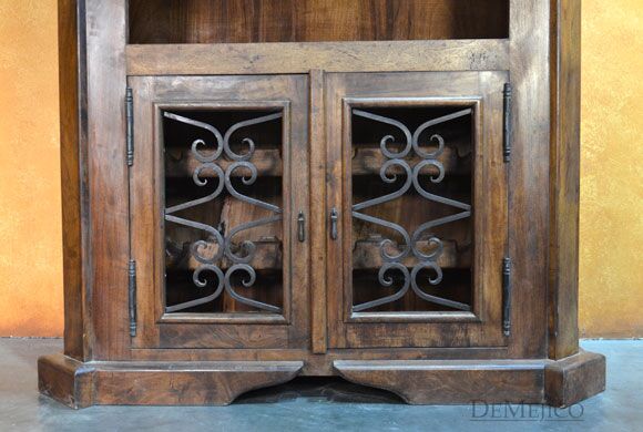 Old World Wine Cabinet, Rustic Wine Cabinet, Spanish Wine Storage Cabinet