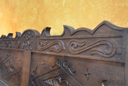 Banca Morelia, Spanish Bench, Spanish Colonial Chairs, Outdoor Bench, Hand carved bench