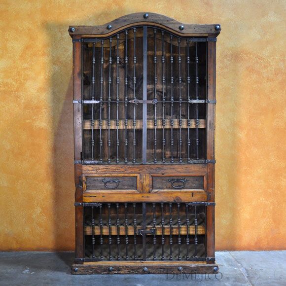 Armario Calabozo Estillo Hacienda, Rustic Southwest Armoire, Old World Armoire