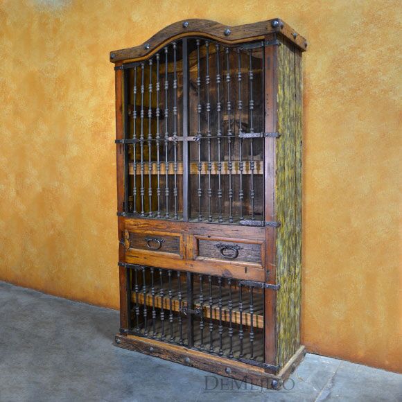Armario Calabozo Estillo Hacienda, Rustic Southwest Armoire, Old World Armoire