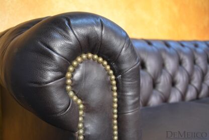 Sofa Elegante Cafe, Spanish Style Sofa, Brown Leather Sofa