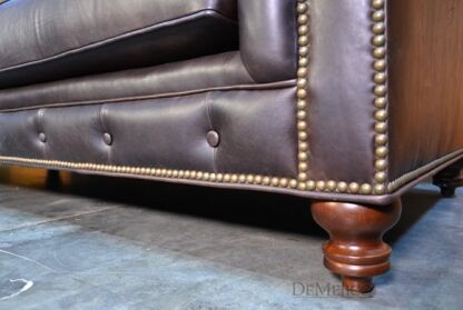 Sofa Elegante Cafe, Spanish Style Sofa, Brown Leather Sofa