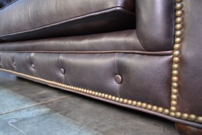 Sofa Elegante Cafe, Spanish Style Sofa, Brown Leather Sofa