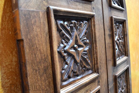 Closet Puerta Hoja, Carved Interior Doors, Custom Closet Doors