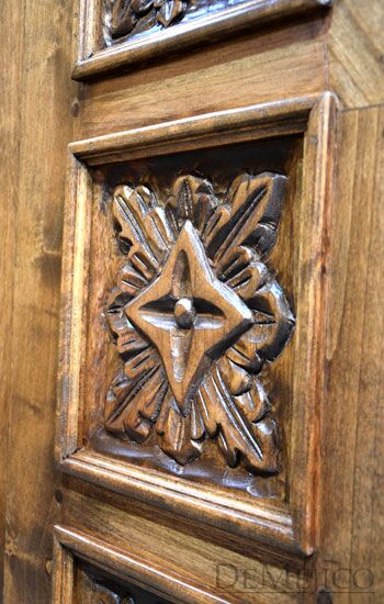 Closet Puerta Hoja, Carved Interior Doors, Custom Closet Doors