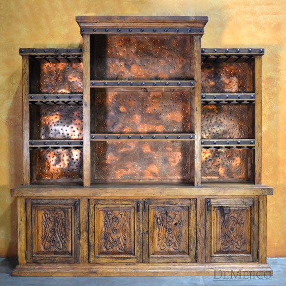 Luis Quince Bar and Wine Cabinet, Spanish Bar Cabinet, Restaurant Furniture