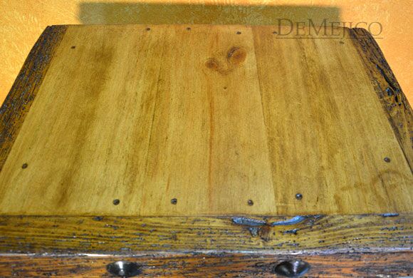 3 Drawer Hacienda Nightstand, Old World Nightstand, Rustic Nightstand