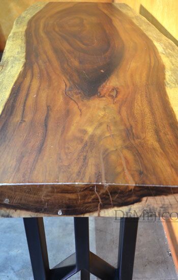 Modern Live Edge Console Table, Rustic Console Table, Live Edge Table, Natural Wood Console Table