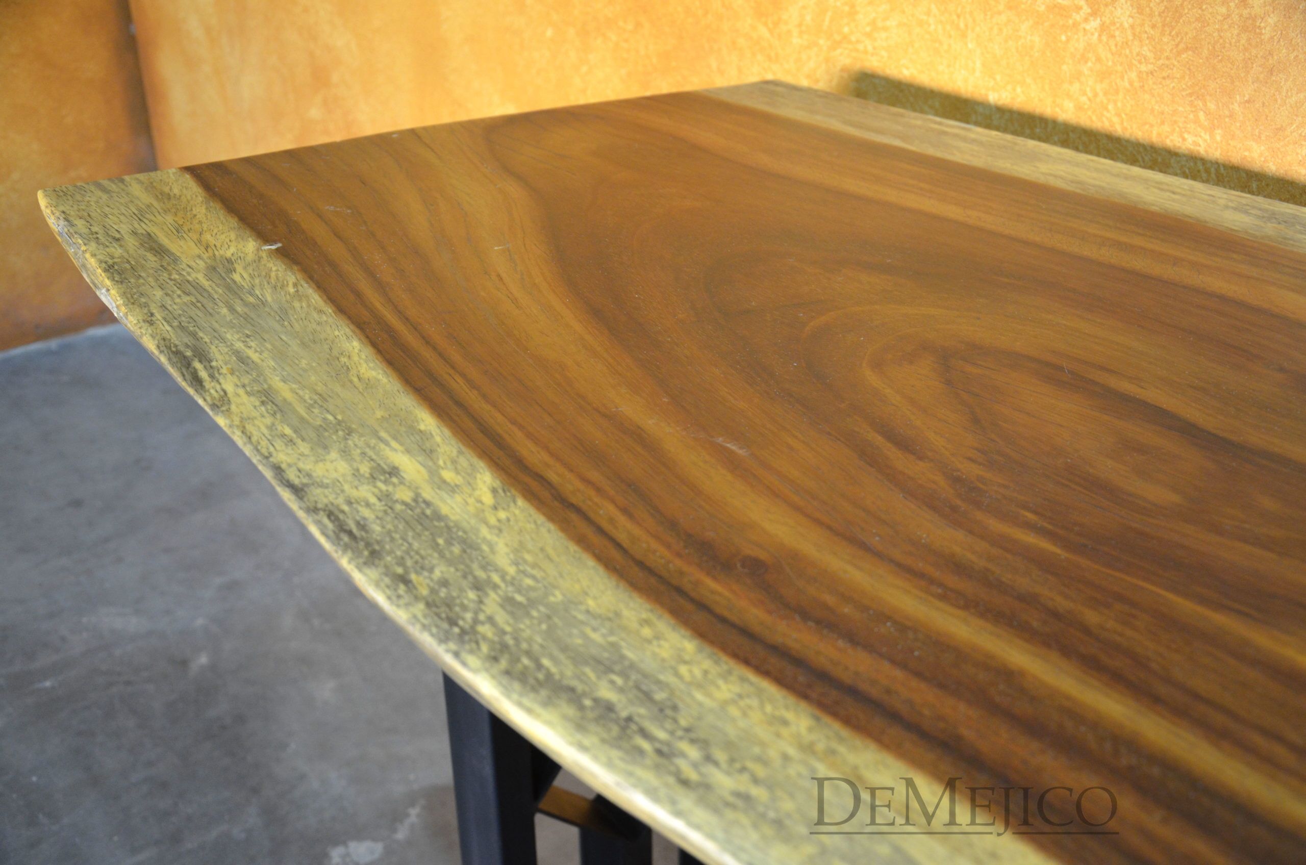 Modern Live Edge Console Table, Rustic Console Table, Live Edge Table, Natural Wood Console Table