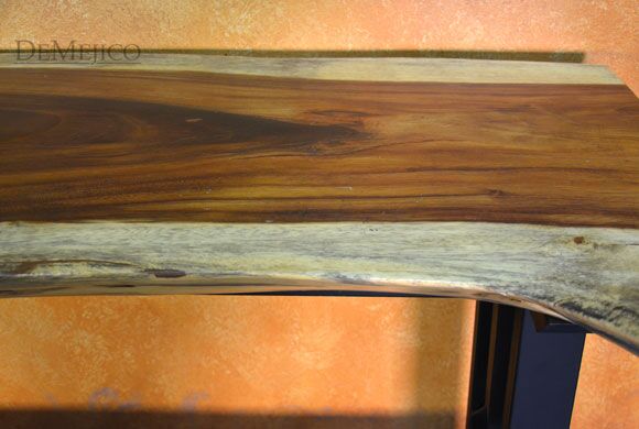 Modern Live Edge Console Table, Rustic Console Table, Live Edge Table, Natural Wood Console Table