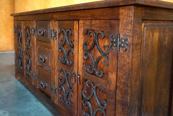 Large Toluca Vanity, Spanish Bathroom Vanity