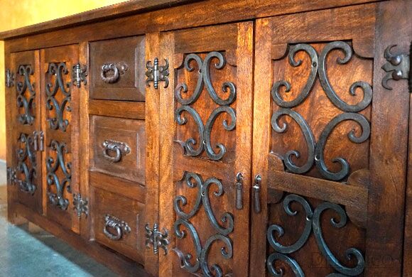 Large Toluca Vanity, Spanish Bathroom Vanity
