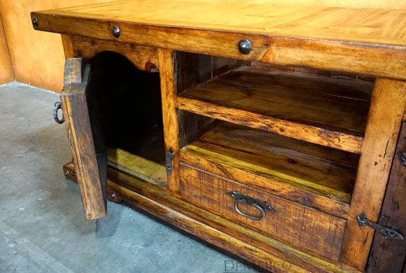 Hacienda TV Stand, Rustic Entertainment Center
