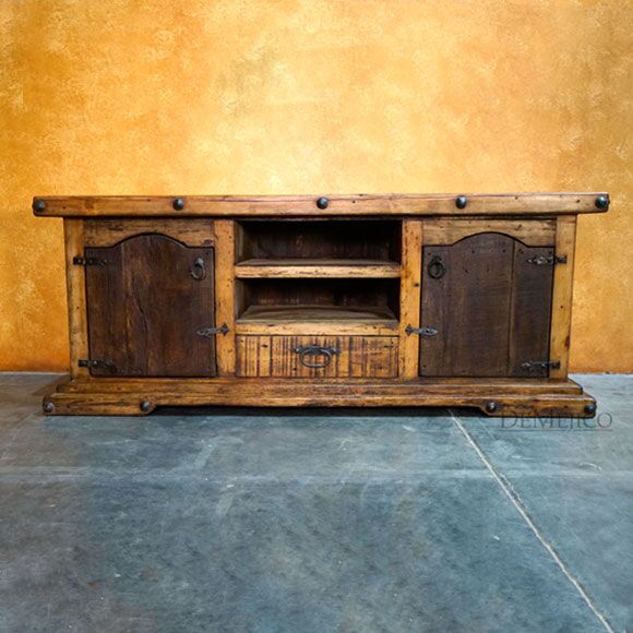 Hacienda TV Stand, Rustic Entertainment Center