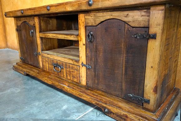 Hacienda TV Stand, Rustic Entertainment Center