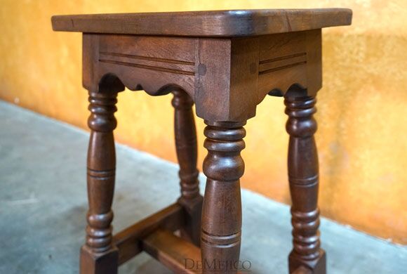 Valentina Spanish Counter Stool, Backless Counter Stool