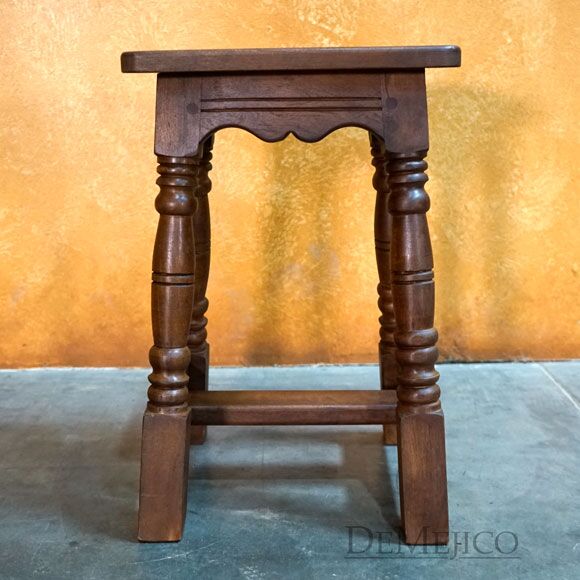 Valentina Spanish Counter Stool, Backless Counter Stool