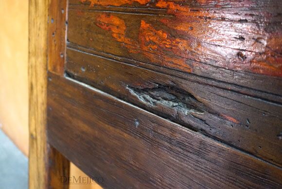 Rustic Headboard, Old Door Hacienda Bed