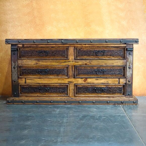 Troje Dresser, Old World Spanish Design, Old World Dresser