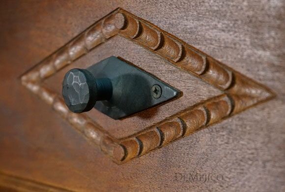 Spanish Revival Console, Spanish Carved Console