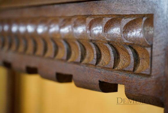 Spanish Revival Console, Spanish Carved Console