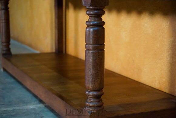 Spanish Revival Console, Spanish Carved Console
