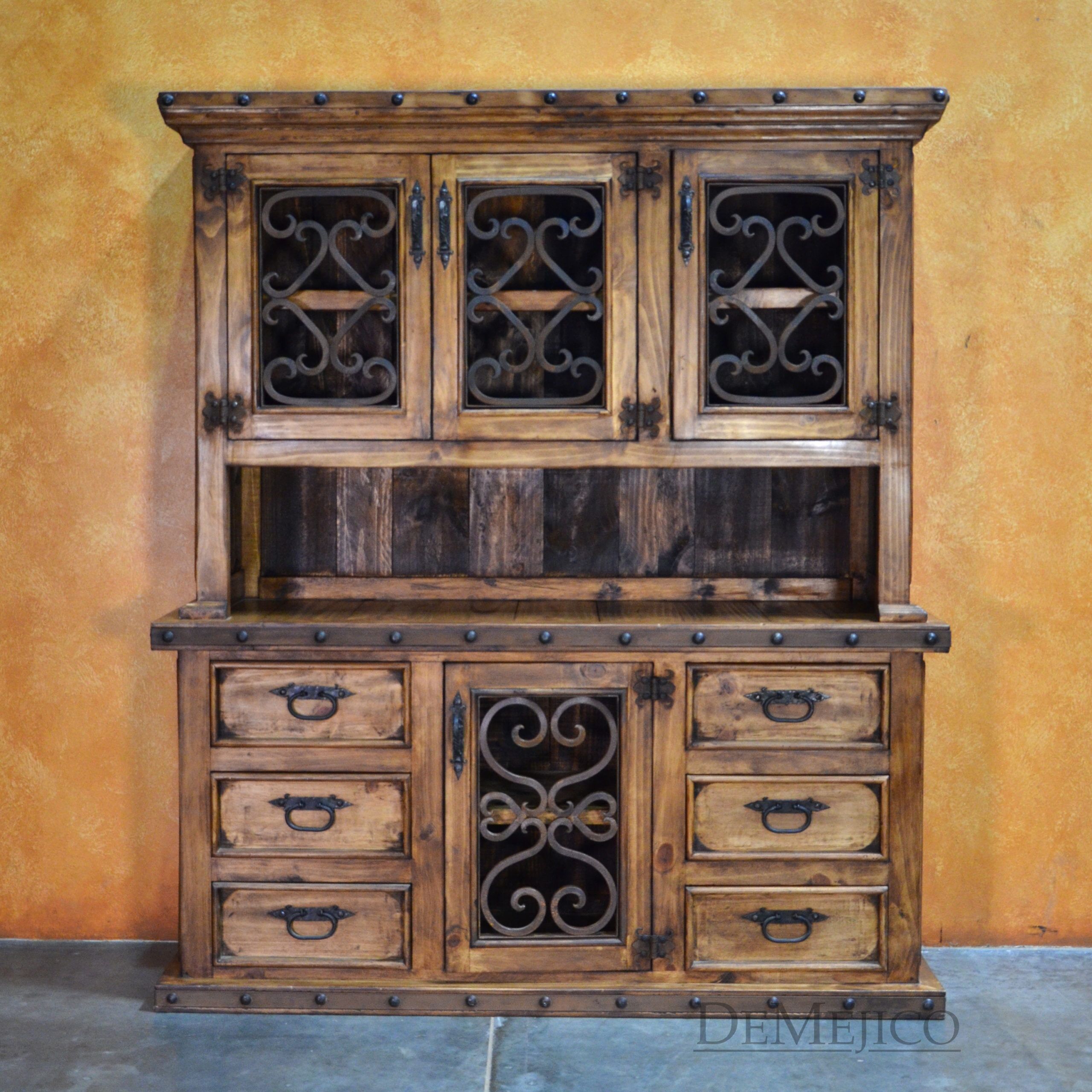 Espanola Hutch, Spanish Hutch, Spanish Style Home - Demejico