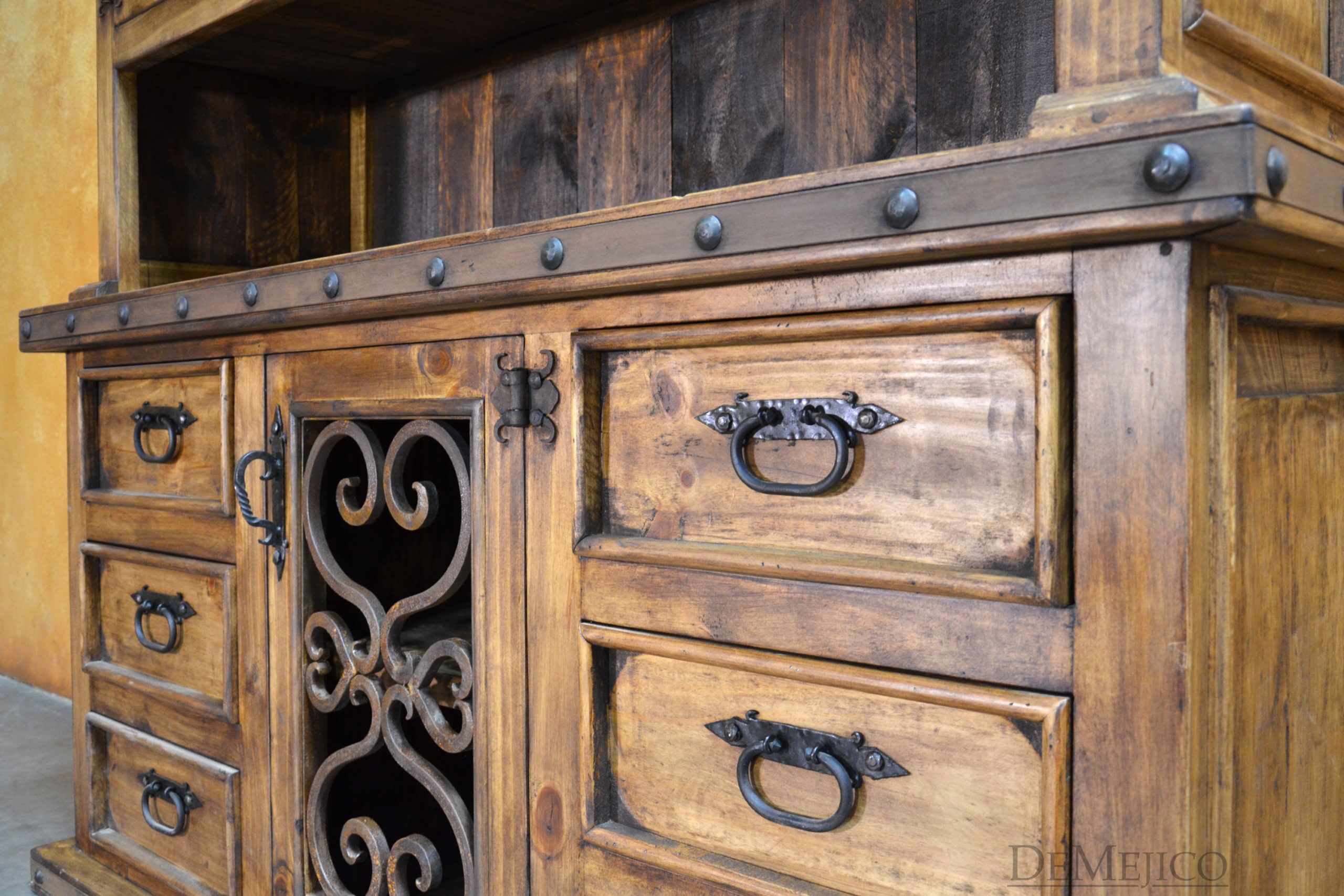 Espanola Hutch, Spanish Hutch, Spanish Style Home - Demejico