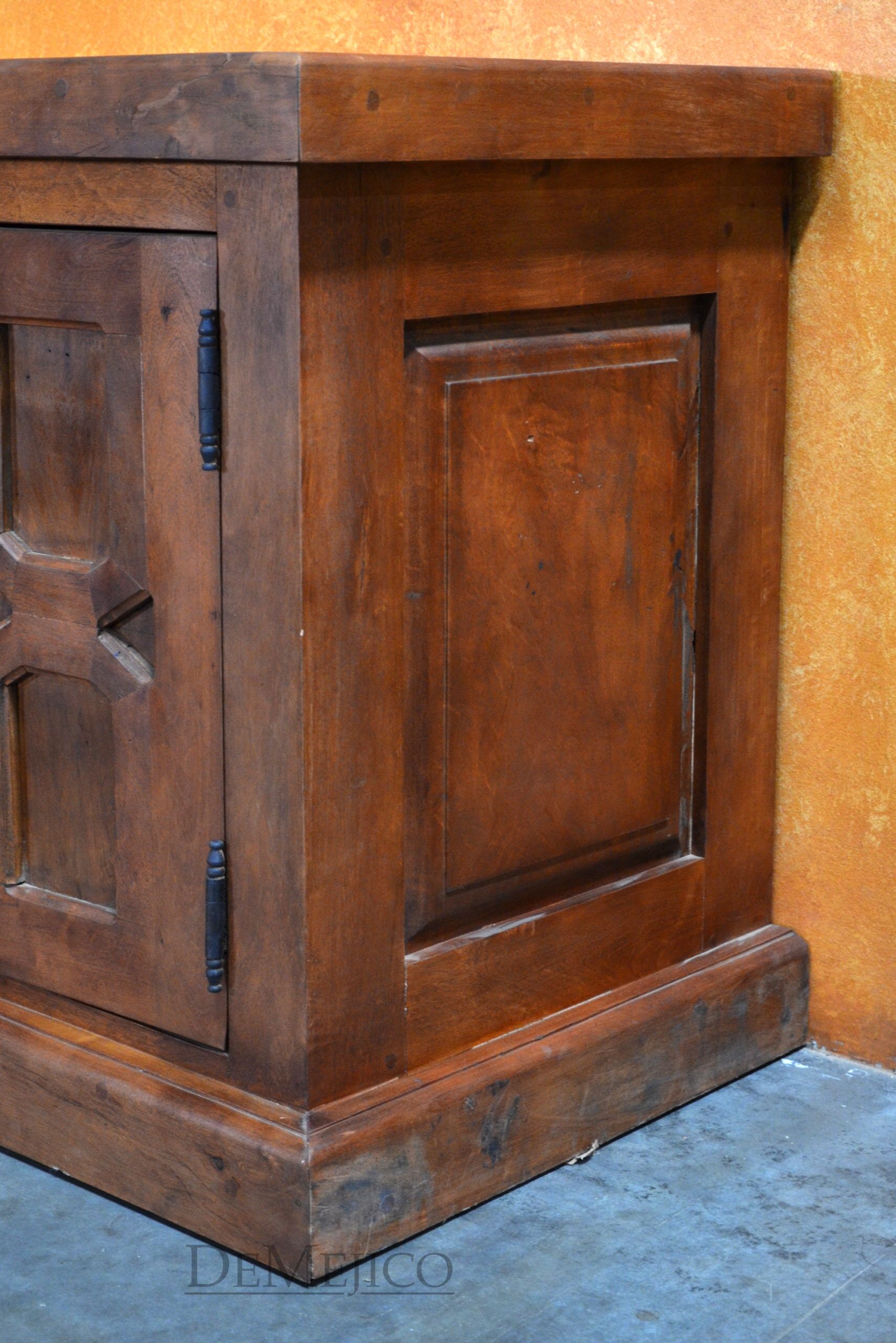 Eduardo Entertainment Center, Carved Entertainment Center - Demejico
