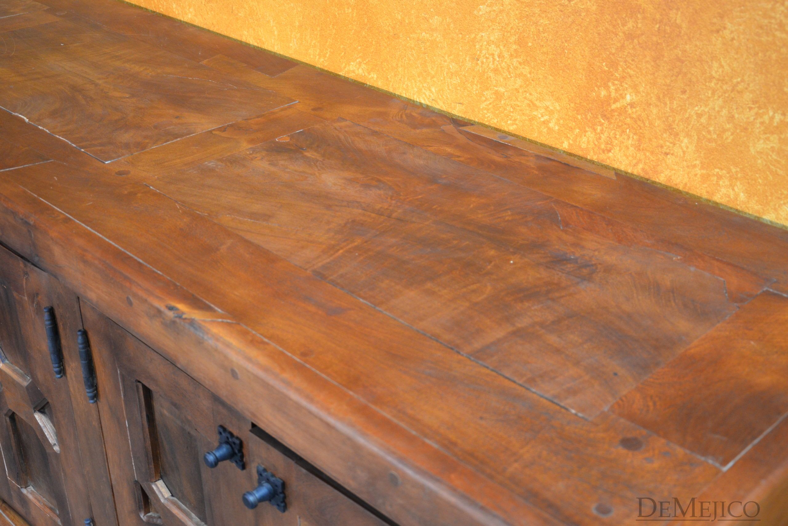 Eduardo Entertainment Center, Carved Entertainment Center - Demejico