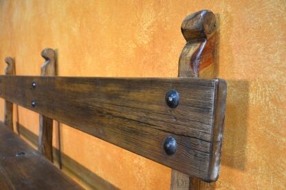 Banca Baja, Old Wood Bench, Colonial Style Bench - Demejico